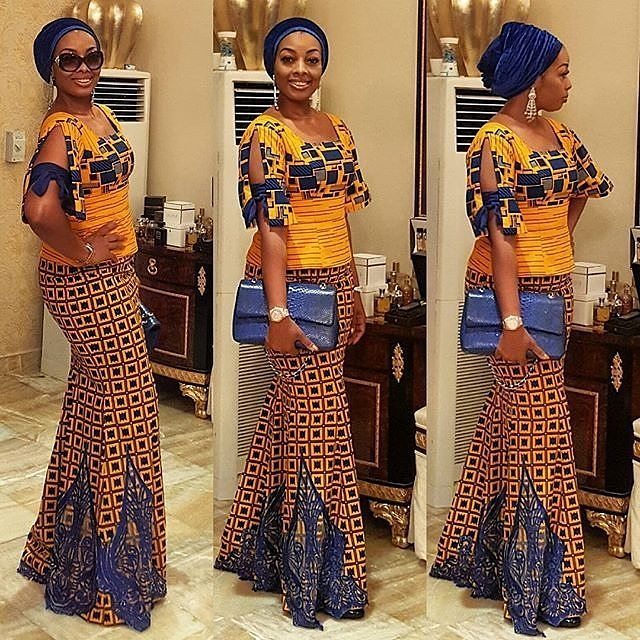 Buy Heavy Beaded Nigerian George Lace With Blouse Fabric VIP Madam Online  in India  Etsy