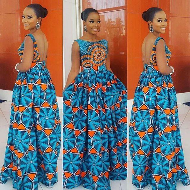 Check Out This Beautiful Ankara Gown Design | Dezango