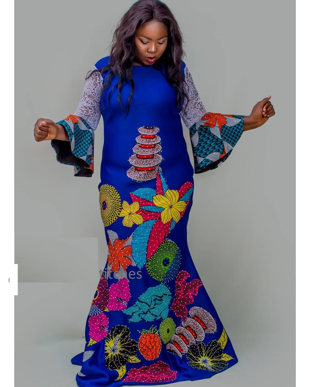 ankara long gown styles for plus size ladies