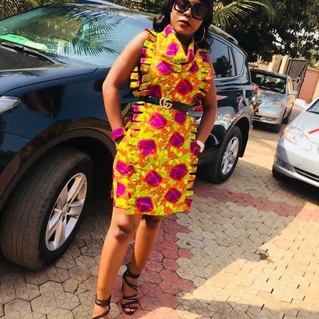 ankara short straight gowns