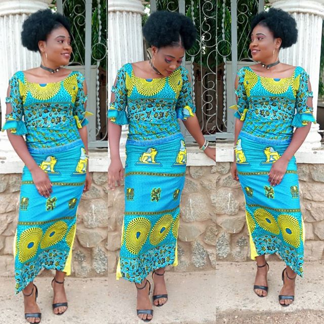 Ankara Styles Pictures: Pencil Gowns for Next Party 2019 | Dezango