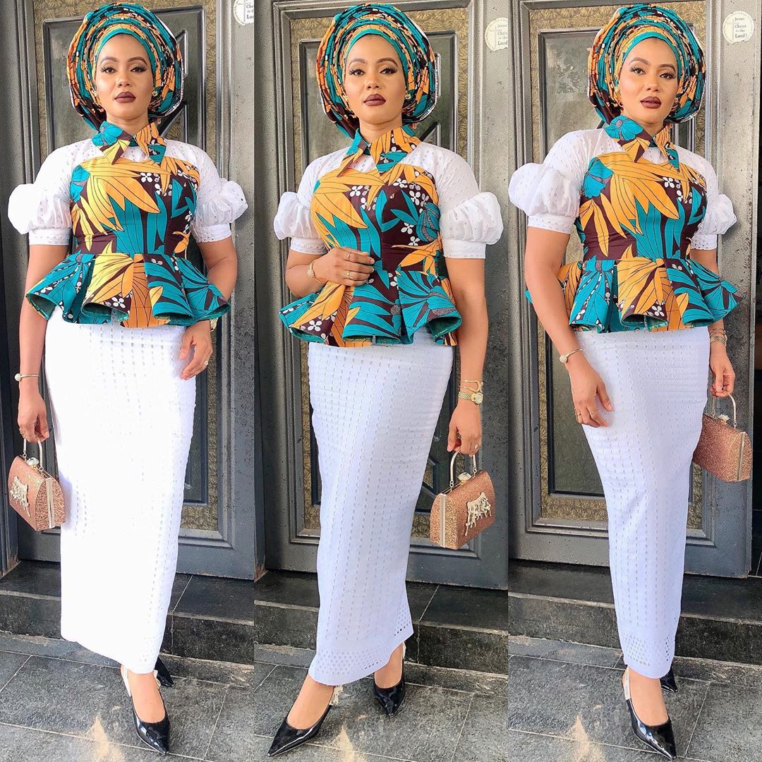 latest ankara skirt and blouse styles 2019 for ladies TGS A.A