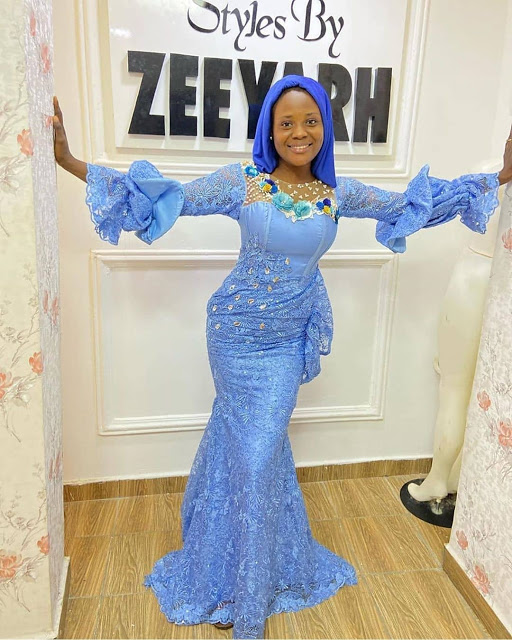 Aso Ebi Lace Gown Styles 2020