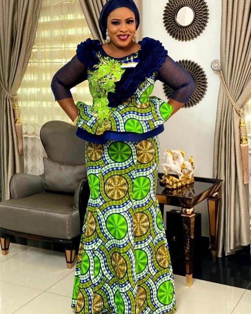 ankara skirt and blouse style for wedding