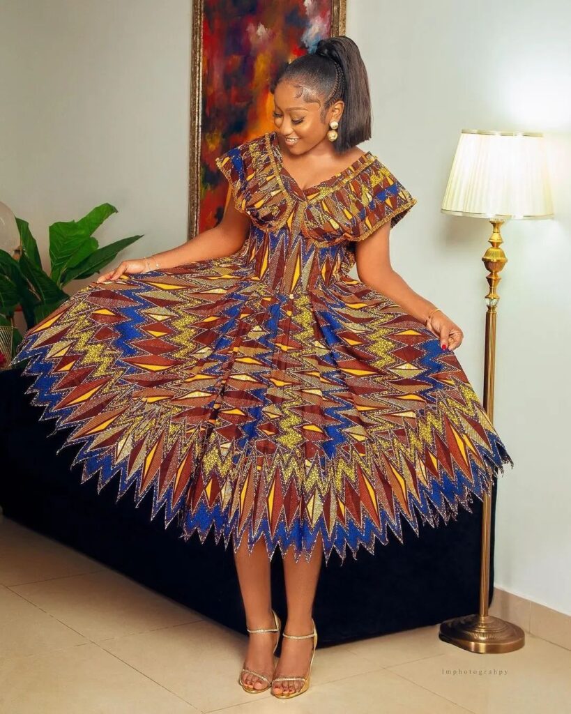 Ankara styles for gown 2023