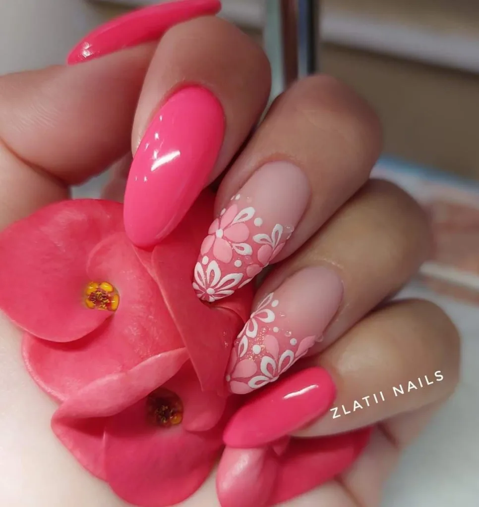 Spring Nails 2023 Gel Pink 