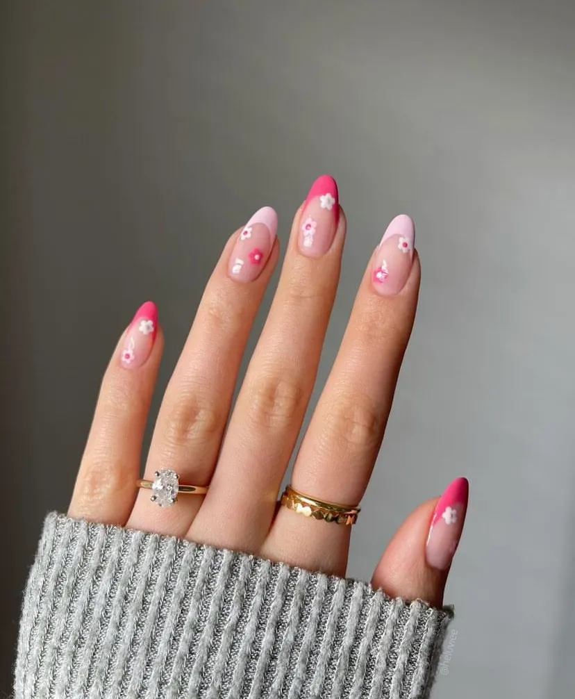 Spring Nails 2023 Gel Pink 