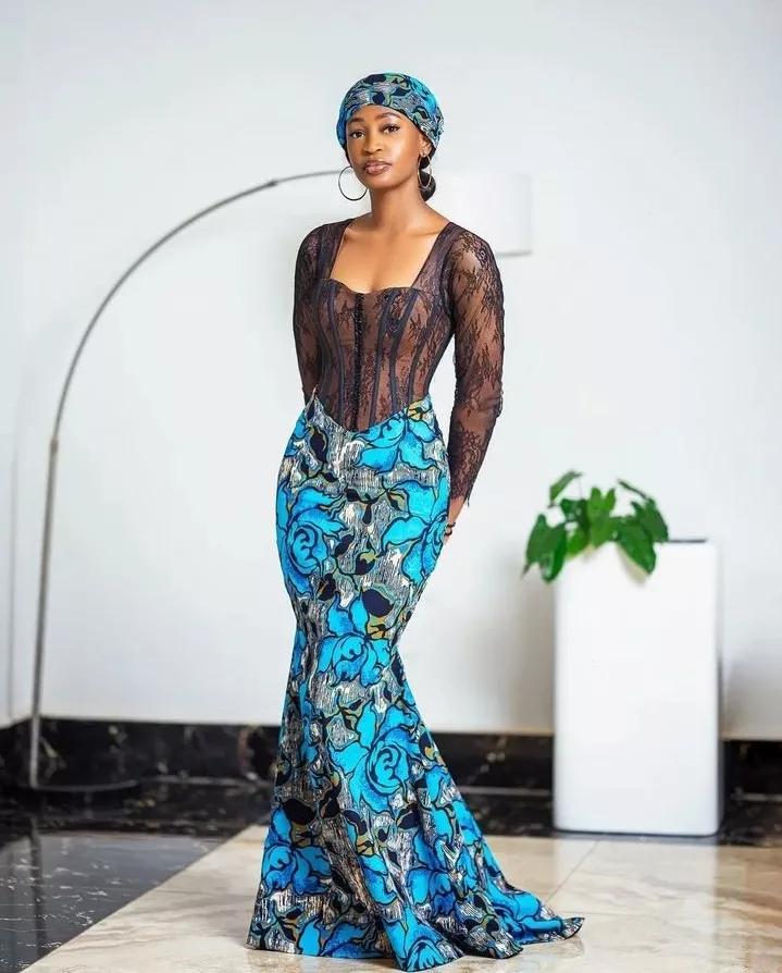 Ankara gown styles for ladies